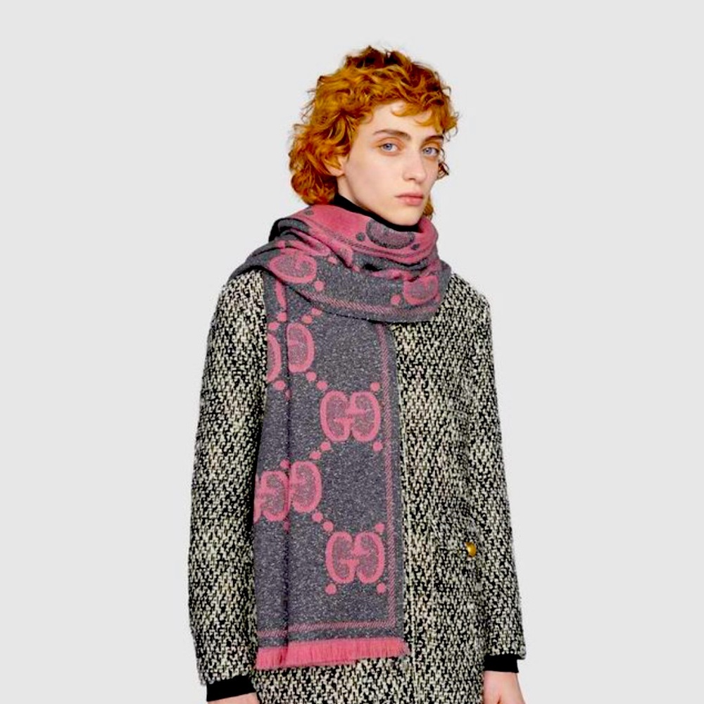 Gucci 💖BNWT💖Lady Nest" Wool Scarf